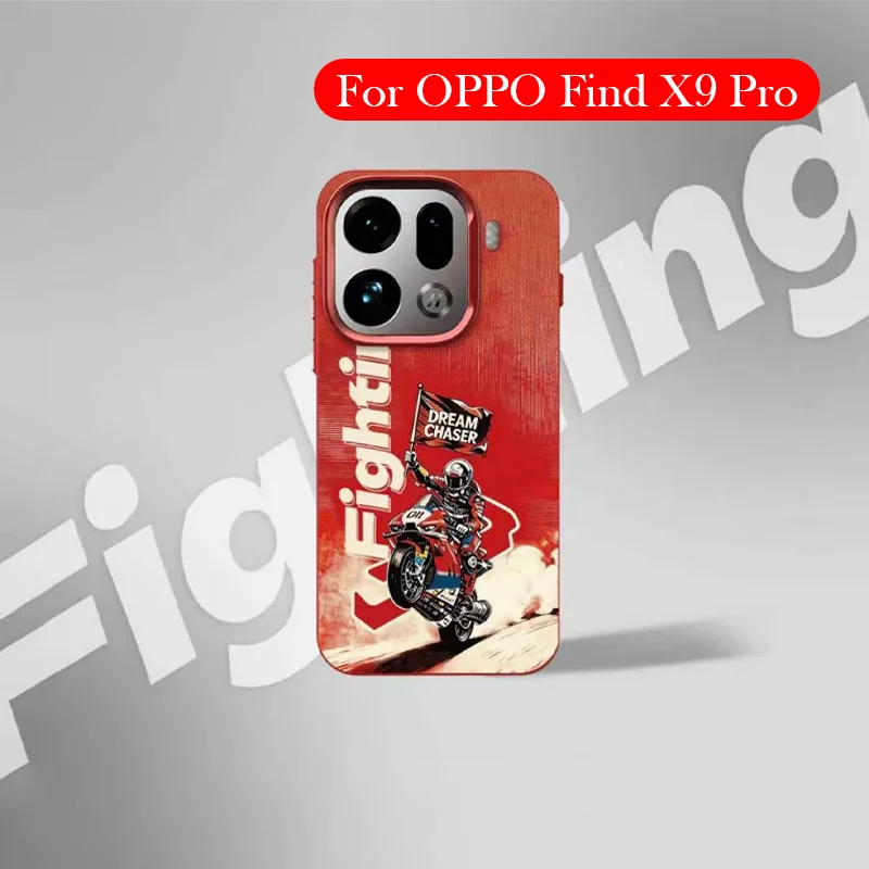 

Magnetic Case For OPPO Find X9 Pro Airbag Wireless Charging Back Cover Shell