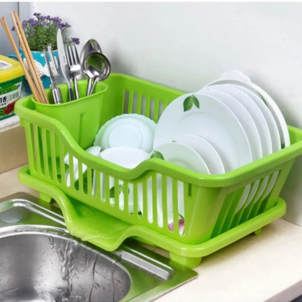 

Countertop Dinnerware Chopsticks Spoons Organizer Storage Rack Utensils Drainer Rack Drain Board Dish Drying Rack