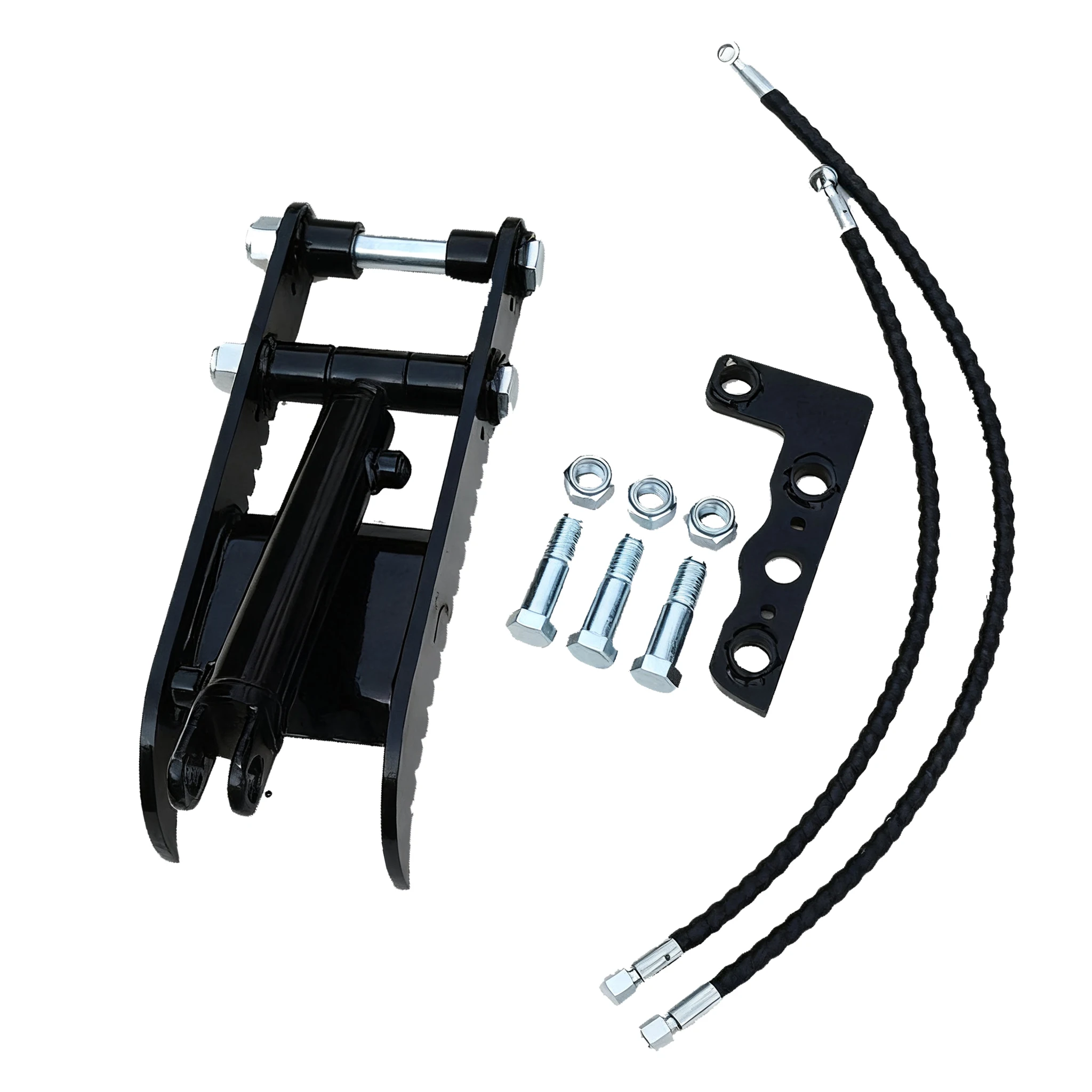 Mini Excavator Attachment Hydraulic Thumb Chuck, Chuck Accessory for Small Excavator Suitable for 1-3 Ton Mini Excavator