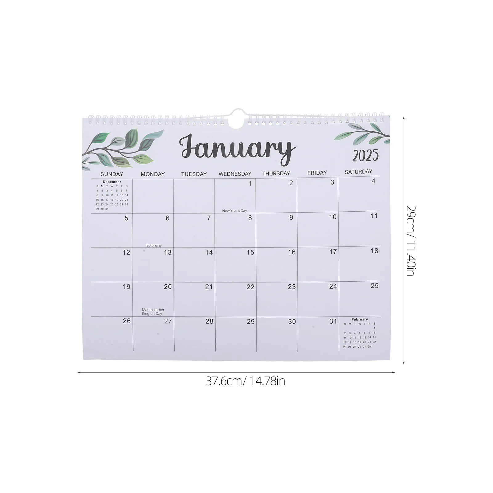 Calendário para parede criativo mensal conveniente bobina pendurado calendários planejador familiar
