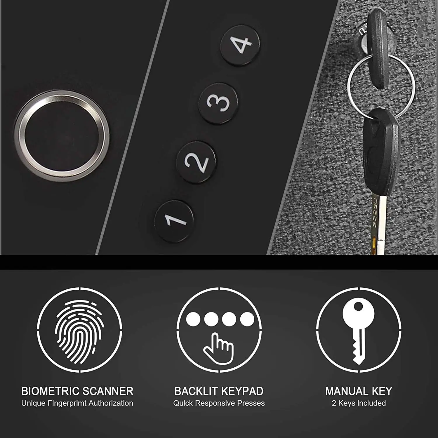 Fingerprint Combination Box Hiding Safe Private Money Metal Safe Box Quick Pop Drawer Hiding Storage Important Item File Hot Sel