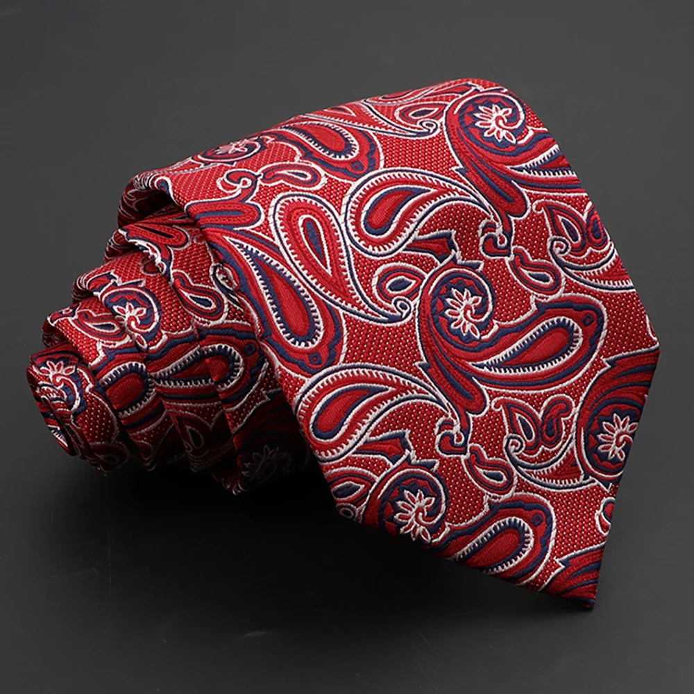 Novelty Paisley Ties Men\'s Fashion Tie 8 cm Necktie Neck Tie For Business Wedding Floral Bowtie Groom Neck Tie Cravat Gifts