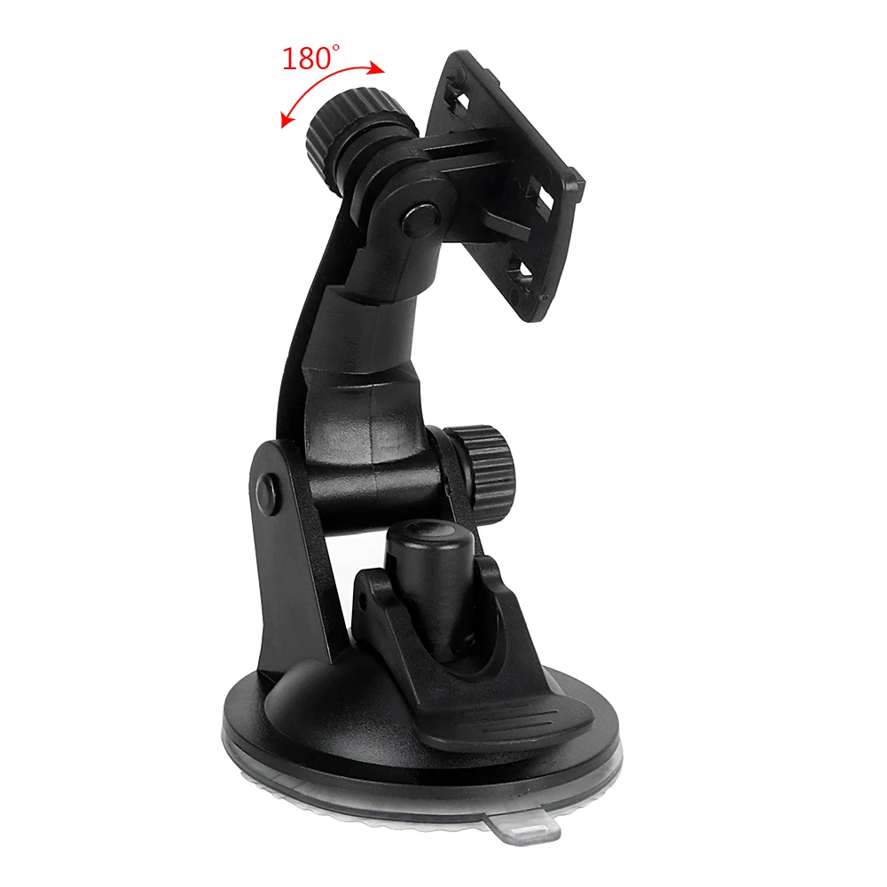 110mm High Suction Cup Base Holder 180 Degree Rotation 4 Buckle Interface Navigator DVR GPS Bracket Sucker Type Dashcam Mount