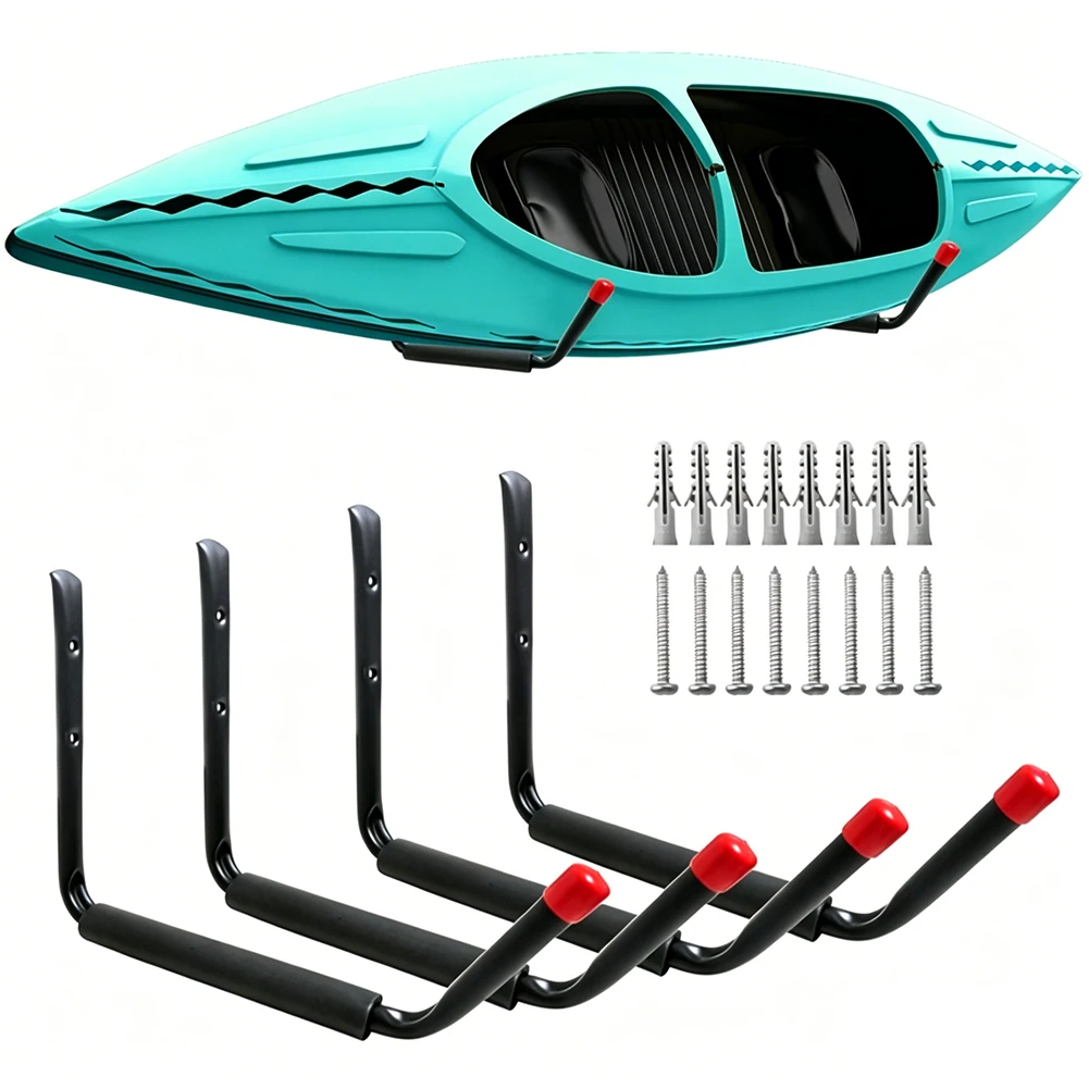 For Surfboard Hanging for canoe Wall Bracket Wall Mounted Rack Secure for kayak Storage Solution for kayak Storage Hooks