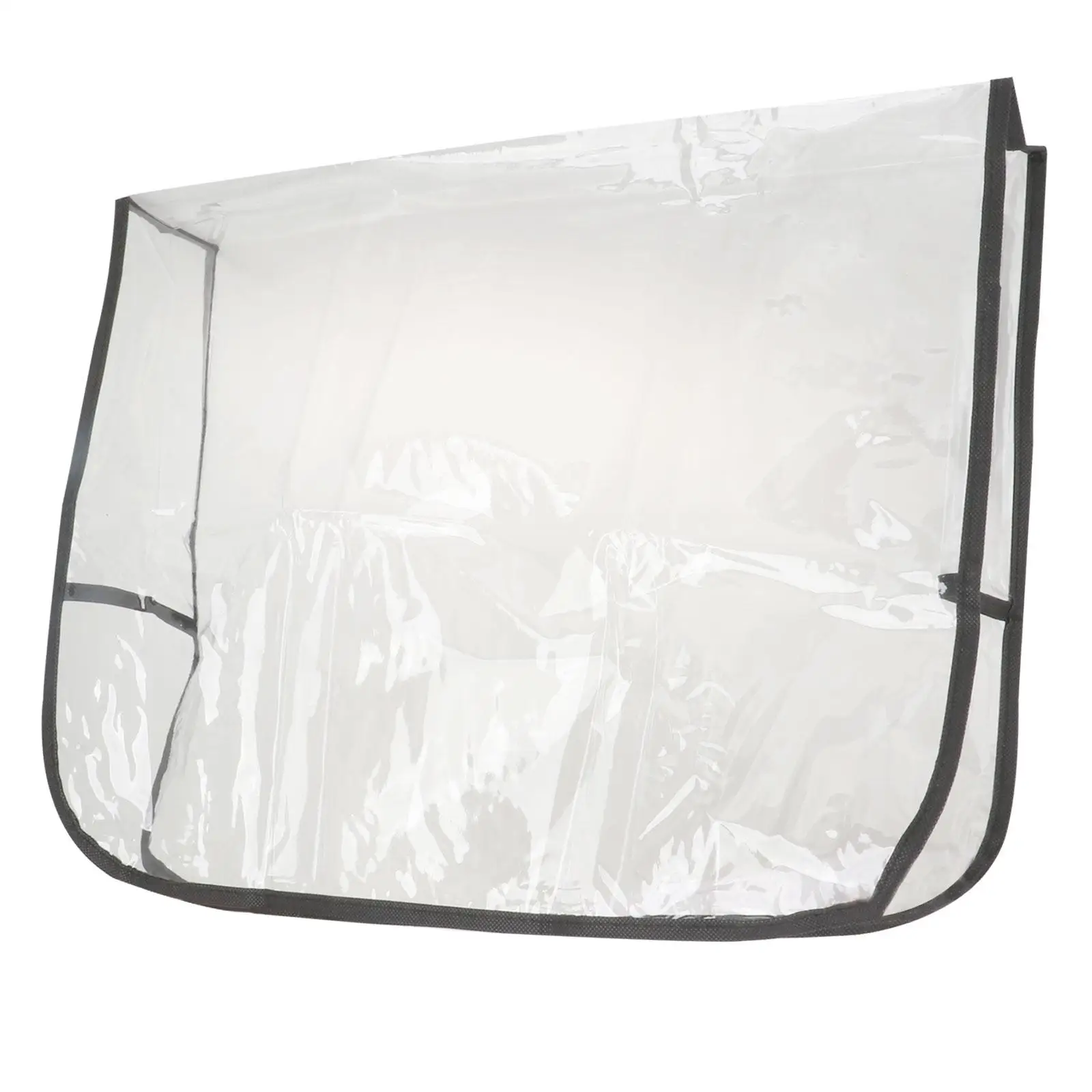 Chair Back Cover Transparent Easy to Clean Sturdy Beauty Equipment Multiuse Styling Chair for Salon Beauty Center Barbershop