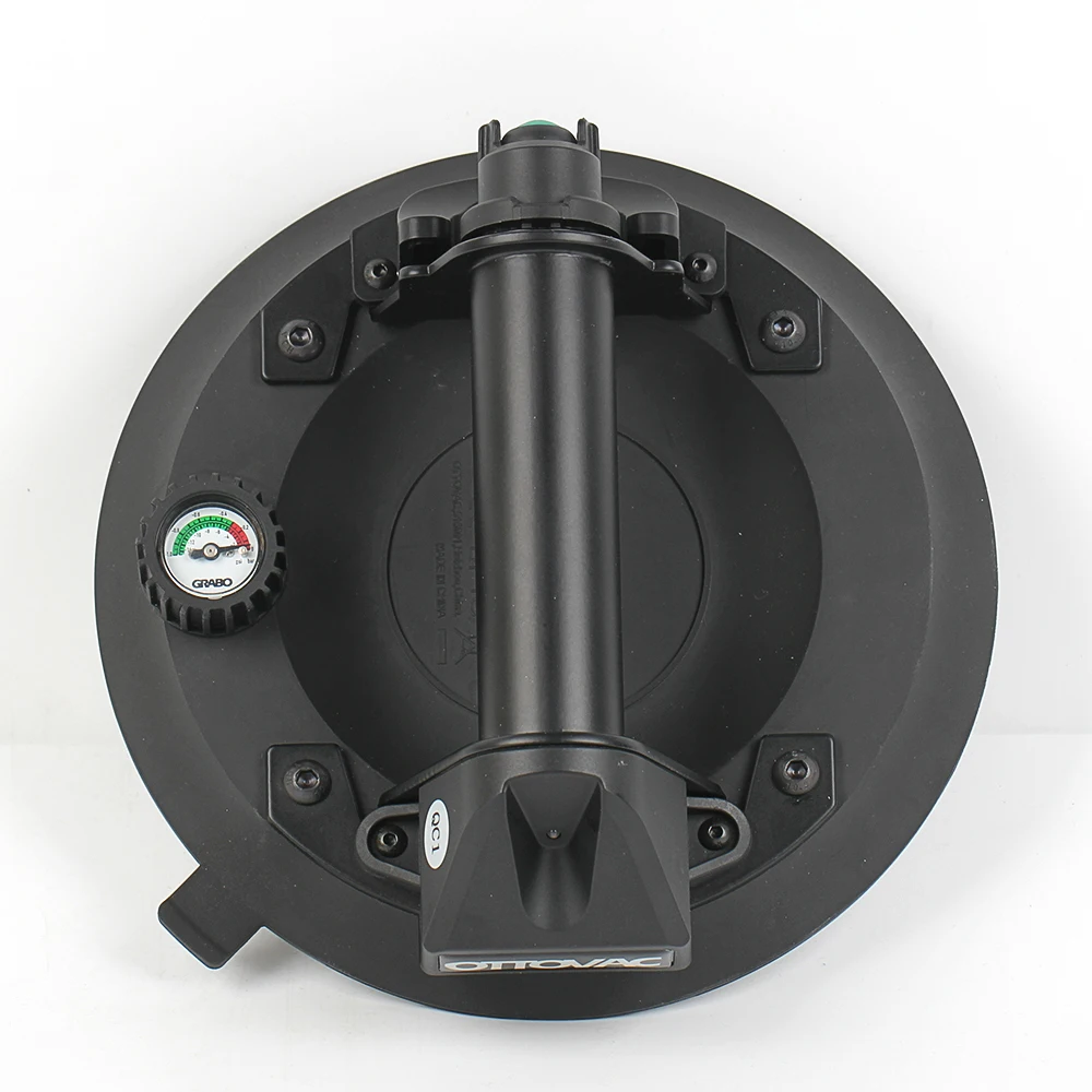 8 Inch Vacuum Pump Suction Cup with Gauge for Glass, Tile, for 200kg Lifting Tool