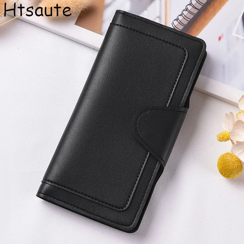 Frauen Brieftaschen und Geldbörsen PU Leder Geld Tasche Weibliche Lange Haspe Geldbörse Kleine Münze Karte Halter Blau Rot Kupplung Neue Frauen Brieftasche