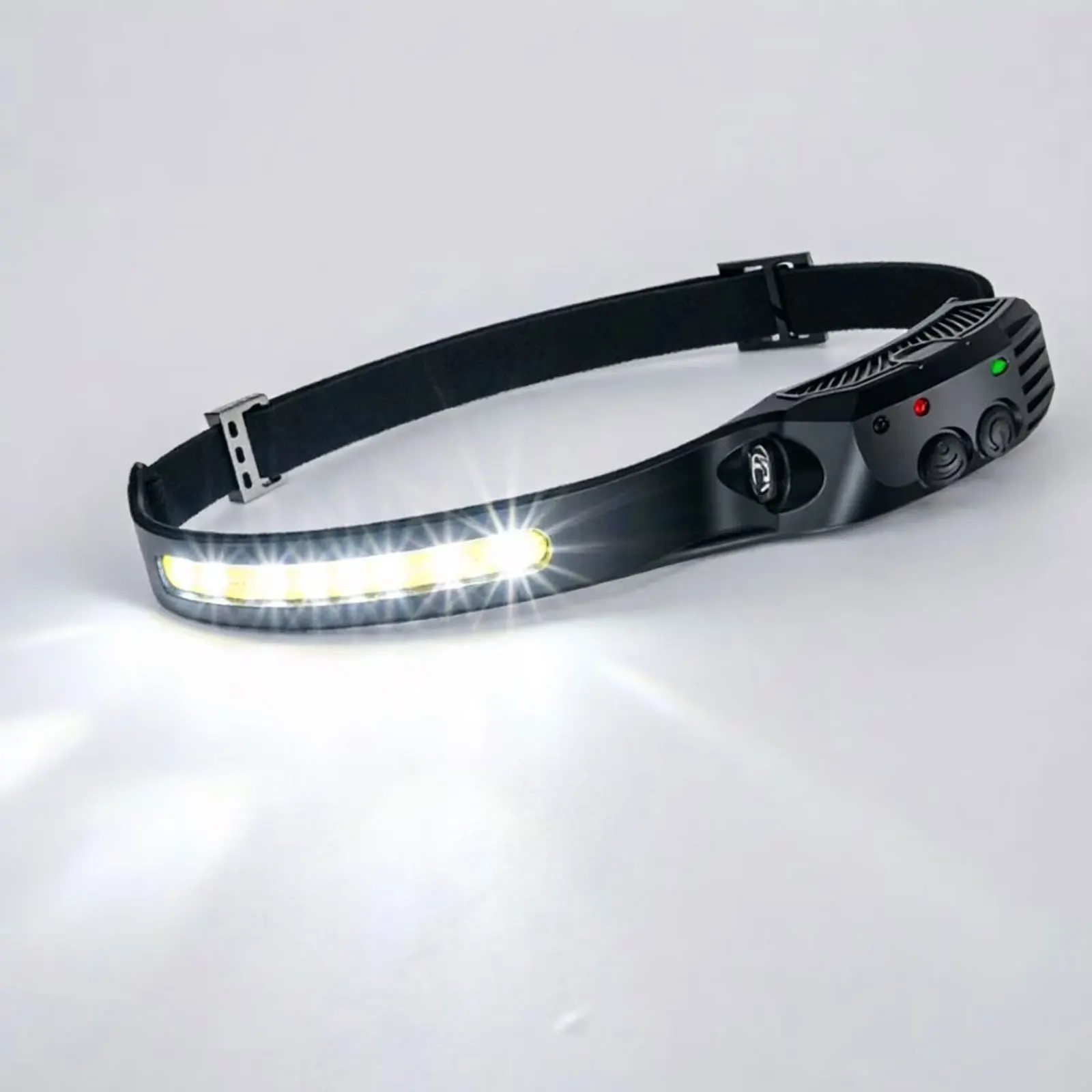 Linterna Frontal LED Recargable por USB con Sensor