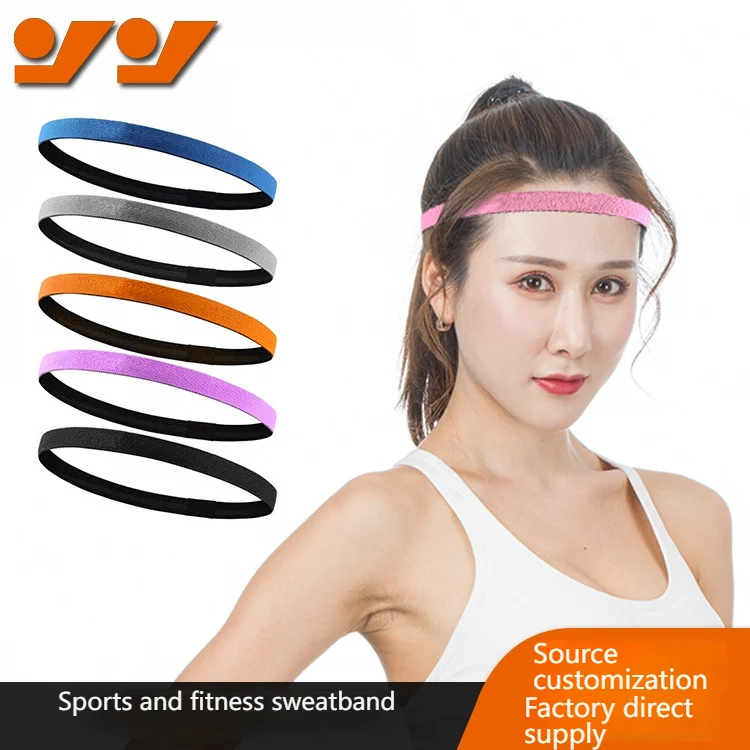 

Elastic sweat-absorbing headband for sports, suitable for yoga and fitness in spring and summer. Thin and sweat-conducting.