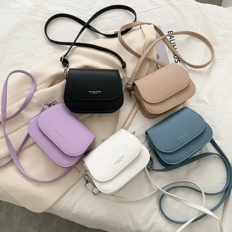 Sadelväska dam crossbody väska väska flicka, sommar enkel modetrend, utländsk axelväska kvinnor 8 best sales sadelväskor i lyxiga handväskor - №2