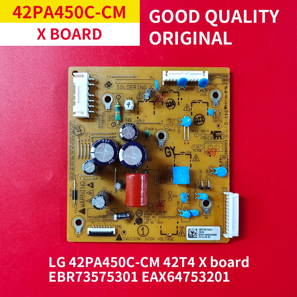 

100% Test Working Good Quality Original Installation for 42PA450C-CM 42T4 Screen Z Board EBR73575301 EAX64753201