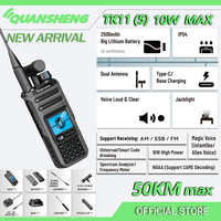 TK11(5) 10W Walkie Talkie Quansheng Dual Band Radio AM SSB FM NOAA VHF UHF Spectrum Analyzer Two Way Ham Radio Multi Band
