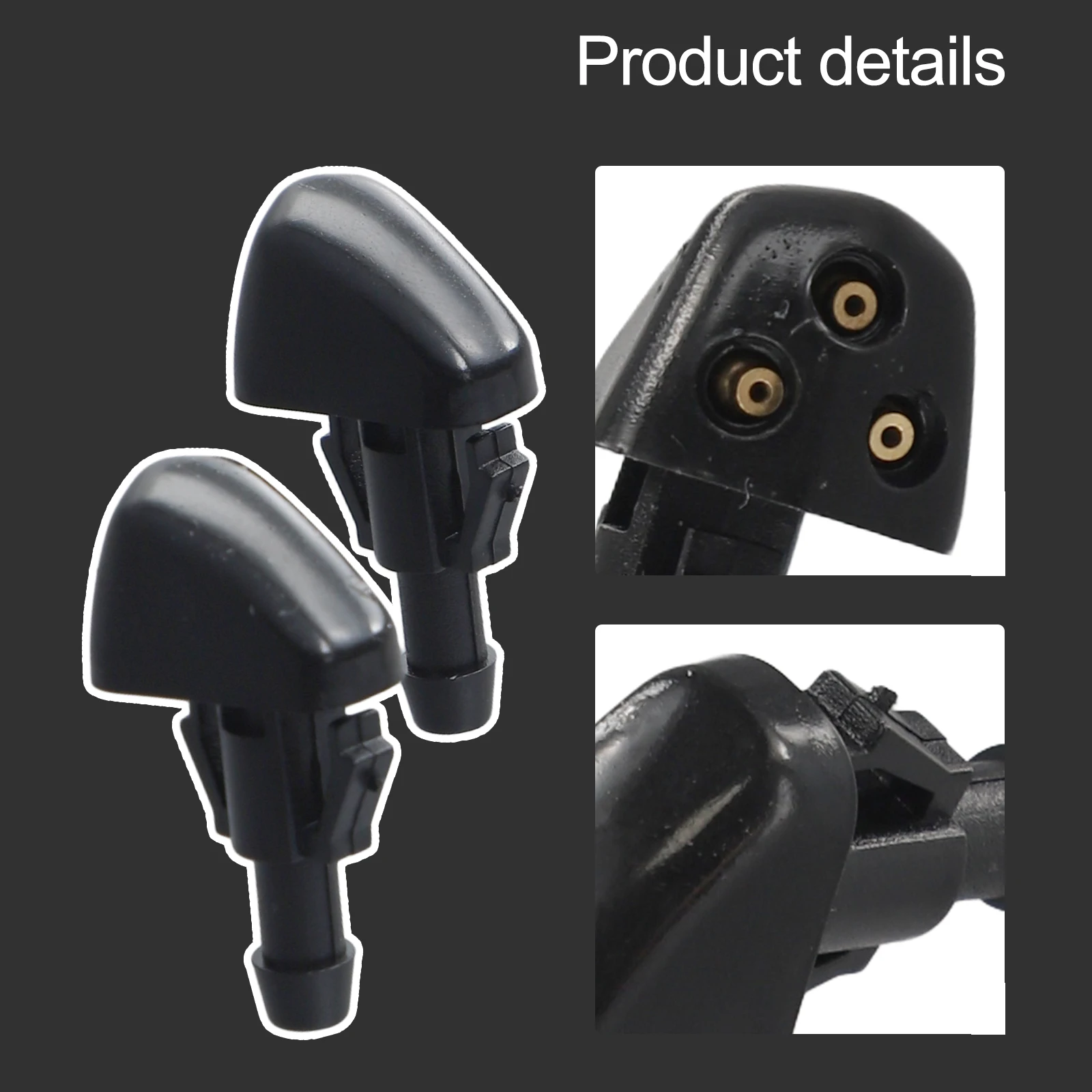 Optimize Spray Efficiency with Front Casement Washer Jet Nozzles for Suzuki Grand Vitara XL 7 MK2 Aerio Set of 2