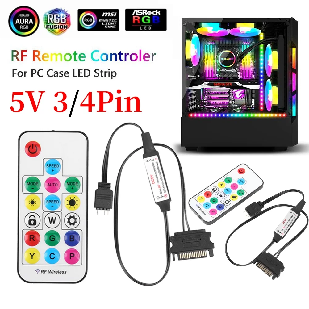 5V RGB LED Strip Wireless Remote Controller