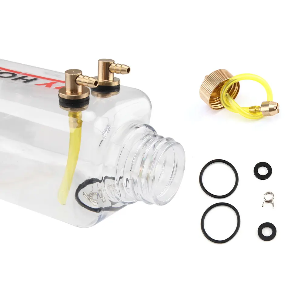 Réservoir De Carburant 300 Cc Transparent – Bouteille Essence En Plastique Avec Bouchon CNC, Pour Avion Nitro Ou Voiture RC