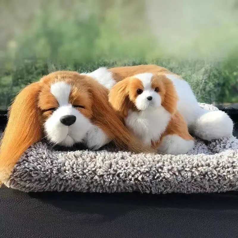 Car Ornaments Simulation Cute Pet Cat Dog Activated Bamboo Charcoal Package In Addition To Formaldehyde Car Interior Accessories