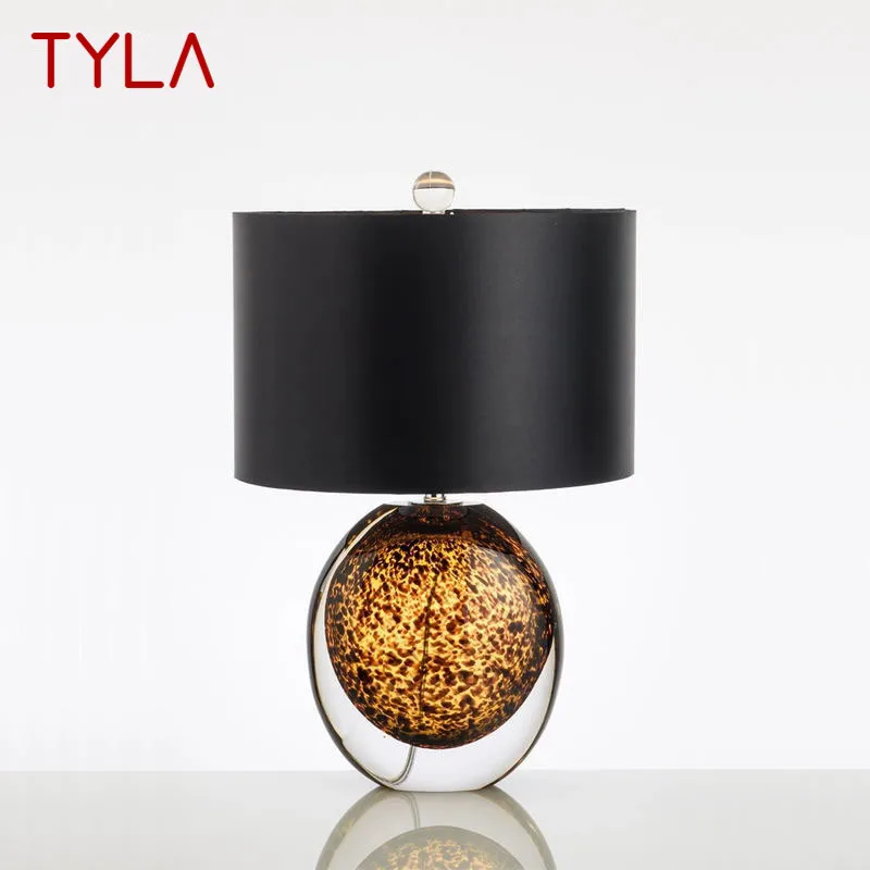 

TYLA Nordic Glaze Table Lamp Modern Art Iiving Room Bedroom Study Hotel LED Personality Originality Desk Light