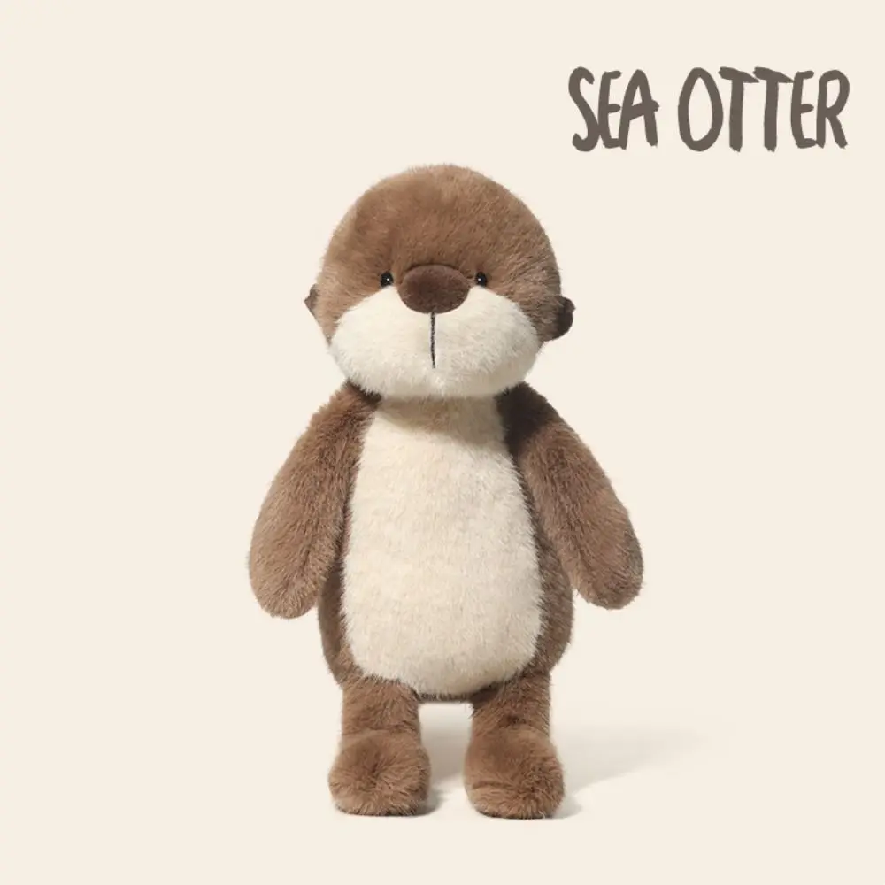 

Fluffy Wild Animal Otter Plush Toys Simulation Soft Pillow Sea Otter Plush 36cm Cartoon Stuffed Otter Doll Boys Girls