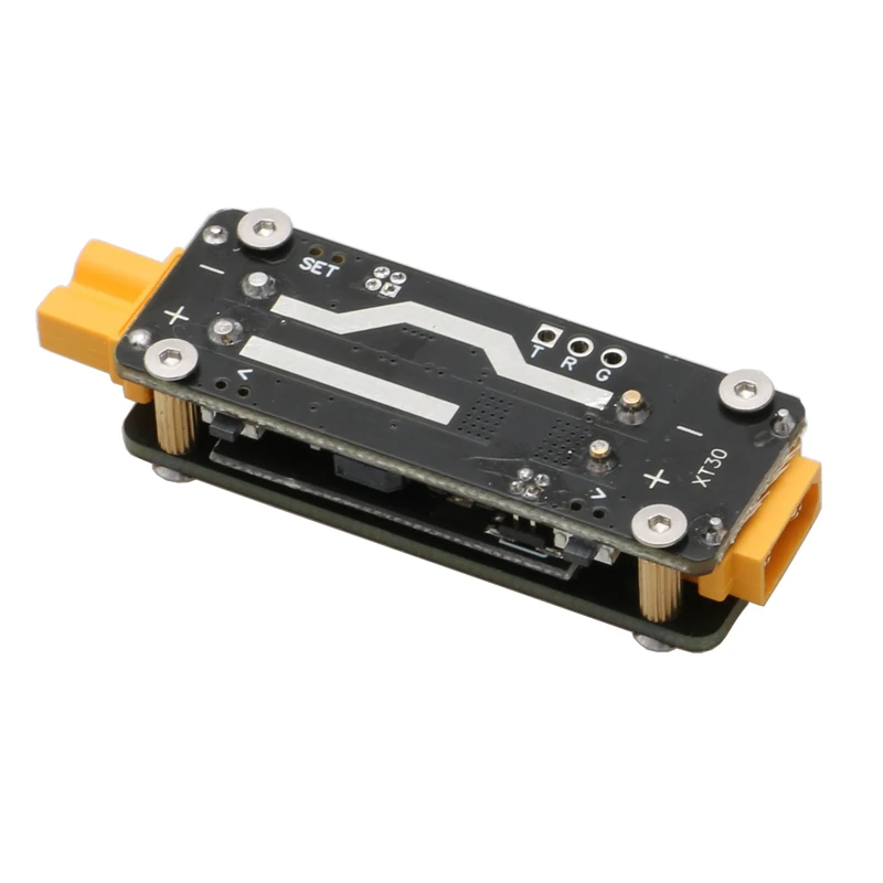 1PCS DC 4-30V 1mA-32A XT30 Power Meter Mini Galvanometer Module with Current Voltage OLED Display for Drone RC Model Accessories