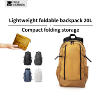 MOBI GARDEN Feather Lite Zero Gravity Skin Pack Zip Fold Backpack  Ultralight Waterproof Hiking Pack for Outdoor Adventures