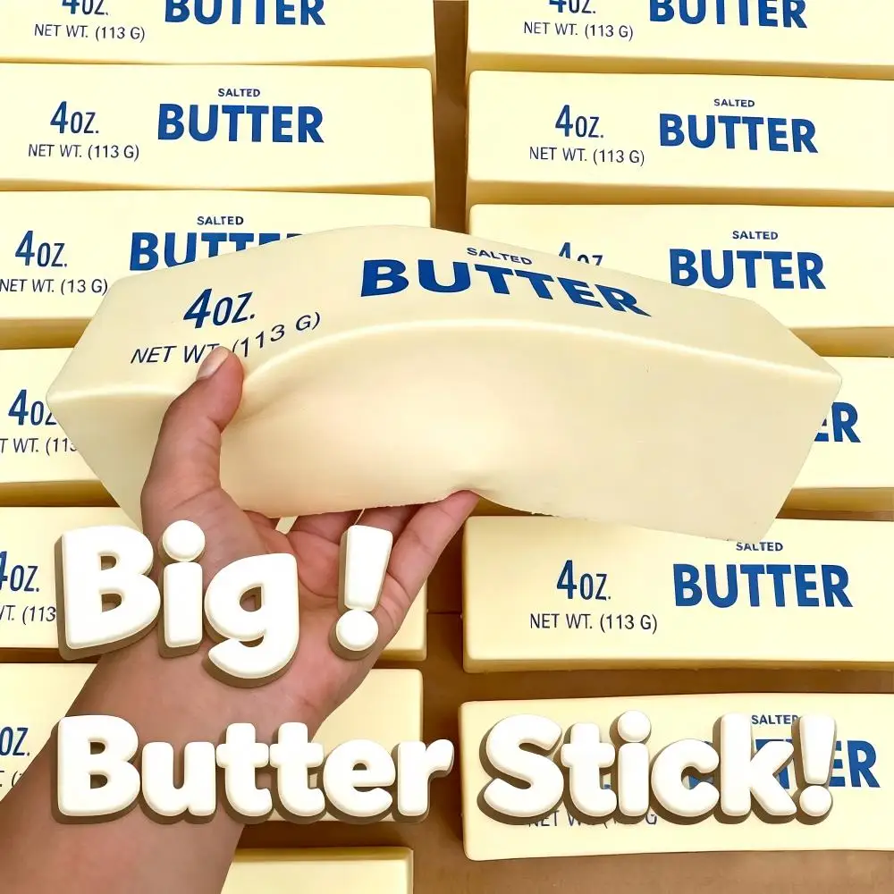 

Soft Slow Rebound Butter Stick Squeezed Toy Butter Bar Brick Squishy Fidget Anti Stress Release Hand Relax Games Festivals Gifts