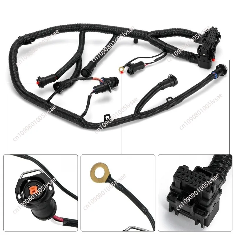 Engine injector complete wiring harness 5C3Z-9D930-A 5C3Z9D930A suitable for  03-07 Ford 6.0L