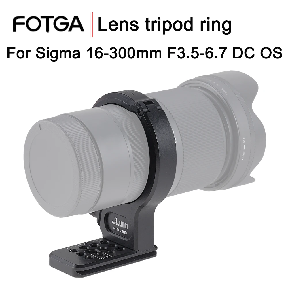 

FOTGA Tripod Metal Mount Ring For Sigma 16-300mm F3.5-6.7 DC OS Lens Adapter Ring Quick Release Tripod Collar Ring Photography