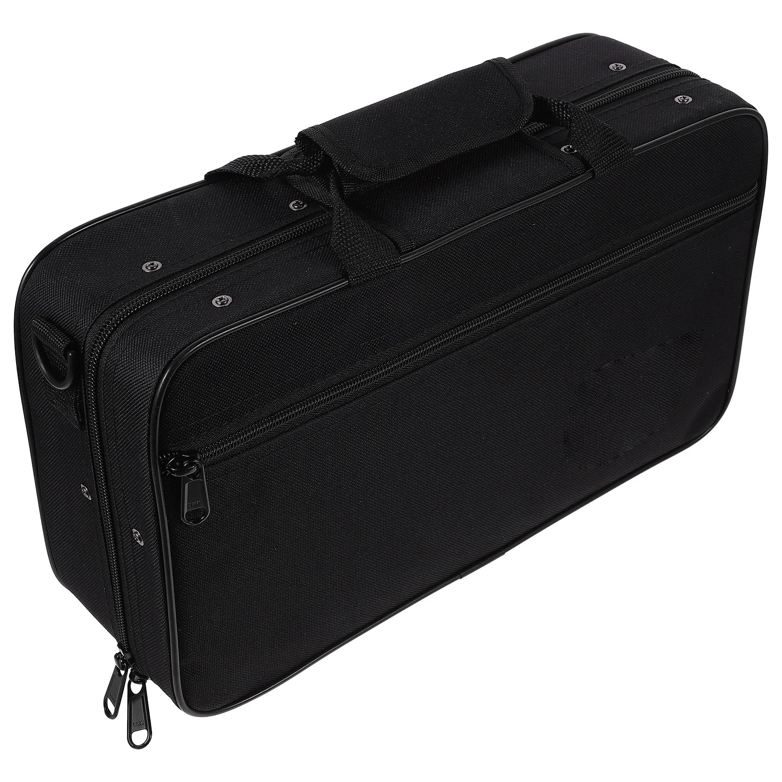 Black Oxford Bag Padded Storage Case Handle Travel Friendly Clarinet Holder Clarinet Holder Case Music Accessories