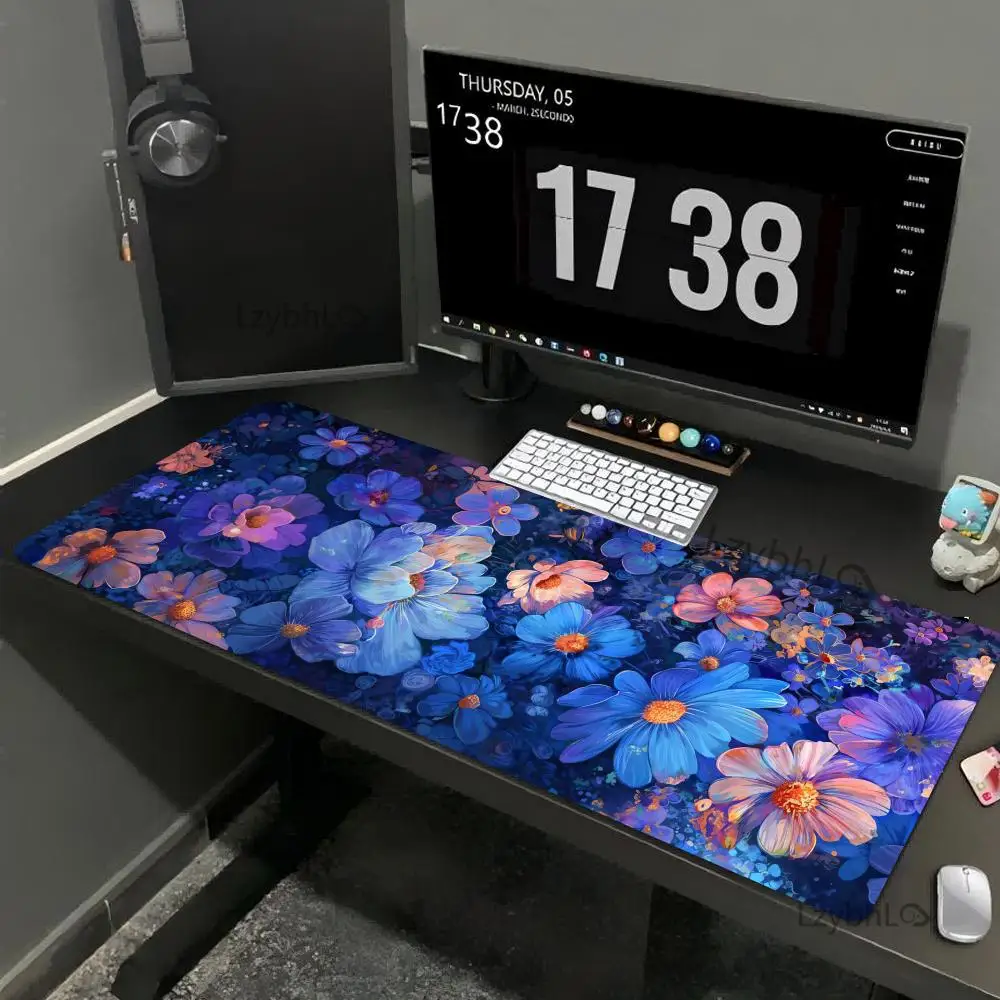 Beautiful Flowers Mousepad Computer XXL MousePads Keyboard Pad Large Mouse Mat Gamer Soft Office Carpet Table Mat Long Mouse Pad