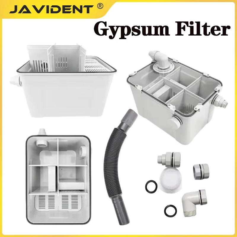 Dental Lab Gypsum Filter Dental Clinic Stone Plaster Powder Trap Sedimentat Tank Dentist Cleaning Table Pool Dentistry Equipment