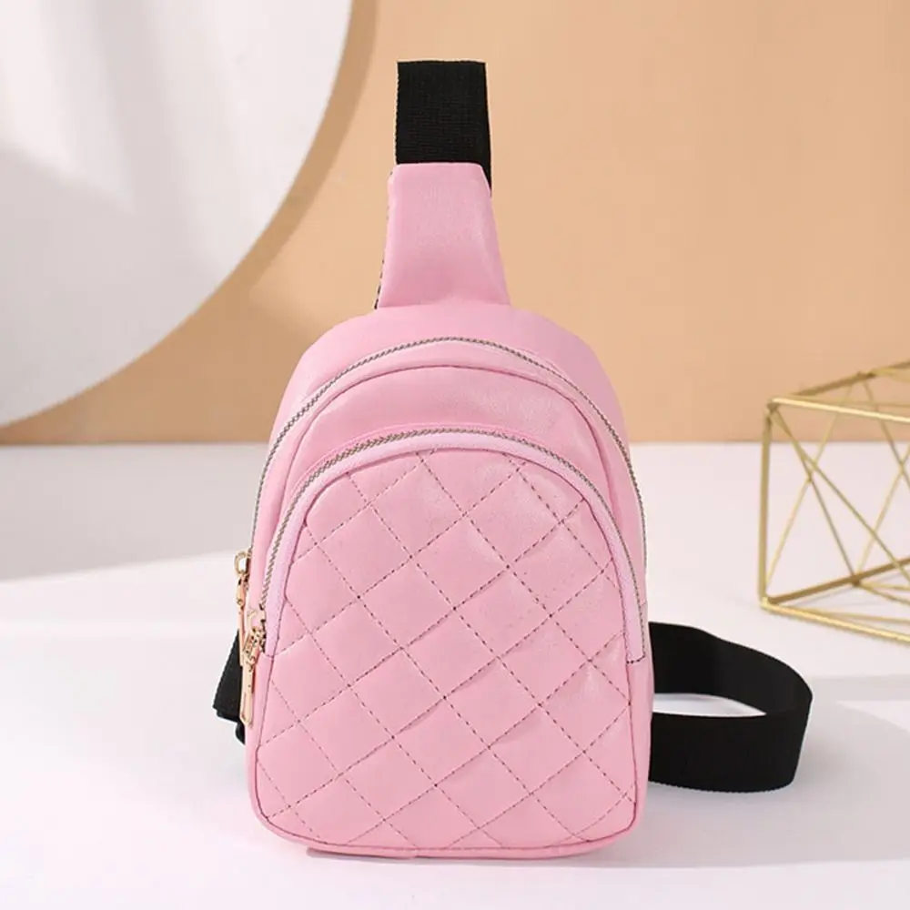 Fashion Pure Color Casual Shoulder Bag Crossbody Bag Chest Bag Travel Pack