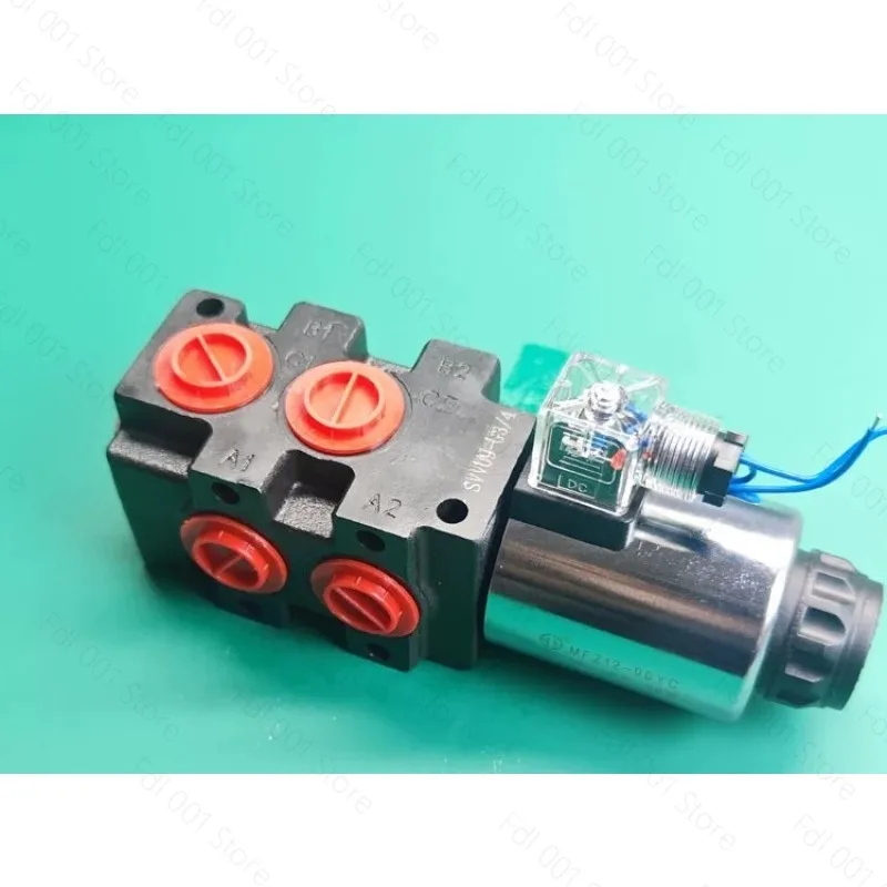 Two-position six-way reversing valve excavator is equipped with winch switching valve two-in and four-out hydraulic  forklift