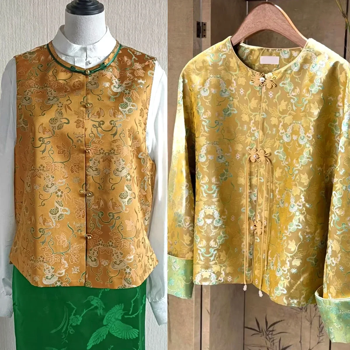 

Изысканная жаккардовая парчовая ткань с мотивом тыквы, традиционный узор, элегантное платье, жилет, юбка, сделай сам, модное шитье, дизайнерский материал