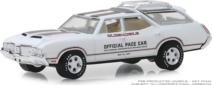 

GreenLight 1:64 1972 Oldsmobile Vista Cruiser Alloy simulation micro car model collection decoration car toy gift