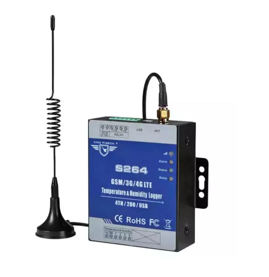 

Wireless Temperature Humidity Data Logger 3G 4G LTE Monitoring System Remote Data Acquisition RTU with Temp sensor