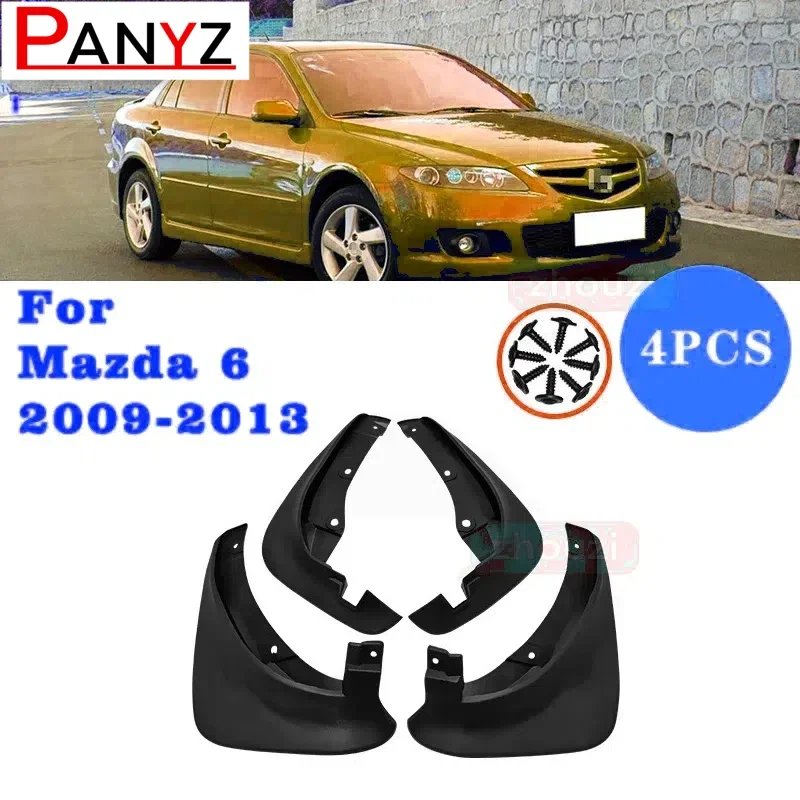 2Pc Front L/R Car Mud Flaps For Mazda 6 ZOOM 2003-2021 Series Mudflaps Splash Guards Mud Flap Mudguards Fender 2010 2011 2012