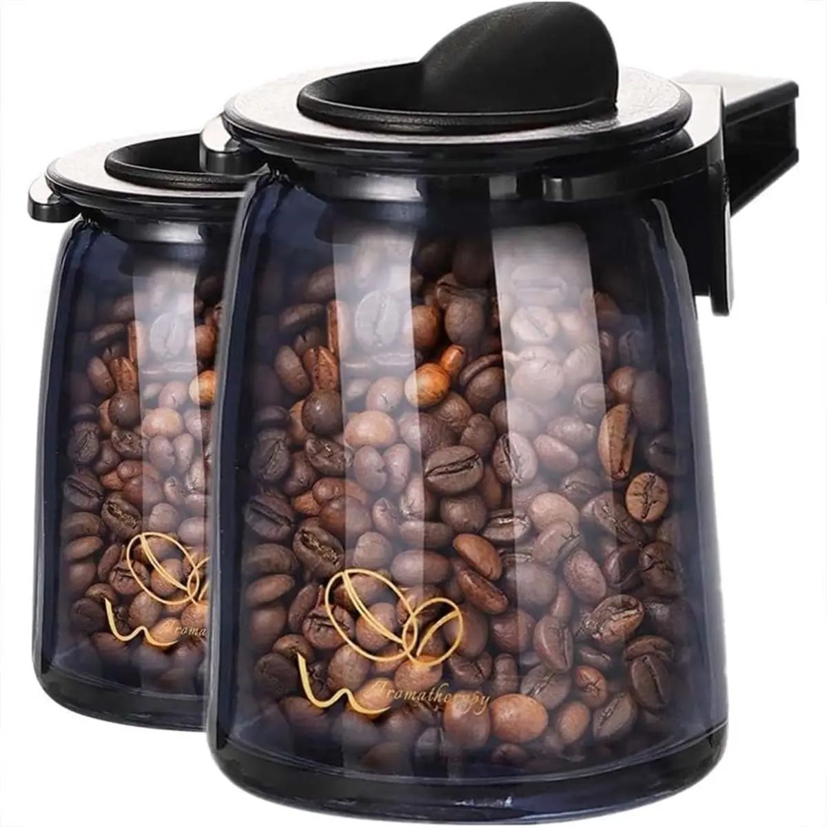 A20I Coffee Bean Car Air Freshener - 2 Bottles Aromatherapy Diffuser Set Long-Lasting Perfume Natural Coffee Aroma(Latte)