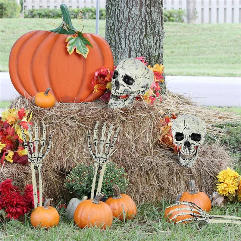 halloween-realistic-skull-skeleton-head-human-hand-arms-for-halloween-party-home-garden-lawn-decor