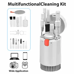 20 in 1 Computer Keyboard Cleaning Kit Multifunctional Phone Camera Screen Cleaner With Extended Cleaning Rod Headphone Cleaner