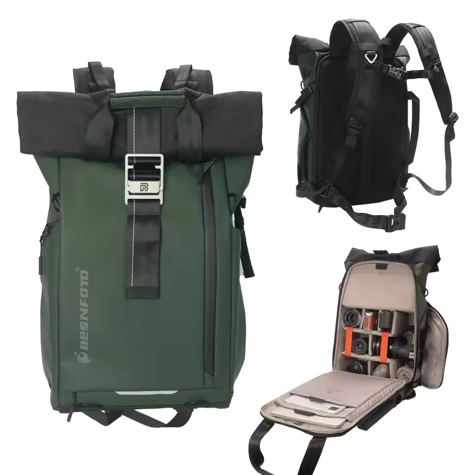 Multi-Functional Camera Travel Backpack for Canon EOS R5/R6 Mark II/EOS R8 DSLR Storage Outdoor Shooting Portable Laptop Bag