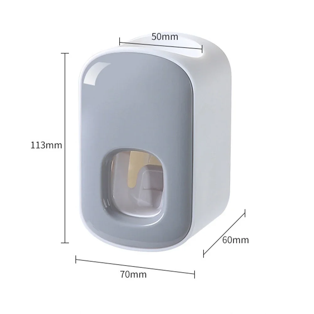 

ABS гигиенический монитор дозатор зубной пасты домашний инструмент 7*6*11,3 см ABS автоматический держатель зубной пасты дозатор экструдер