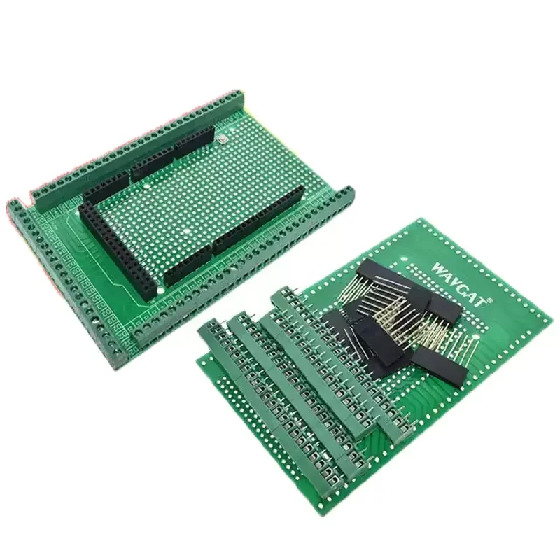 Kit de carte de blindage de nuit pour Ardu37Mega 2560 / Mega2560 R3, borne à vis prototype PCB double face compatible avec MEIncome 2560