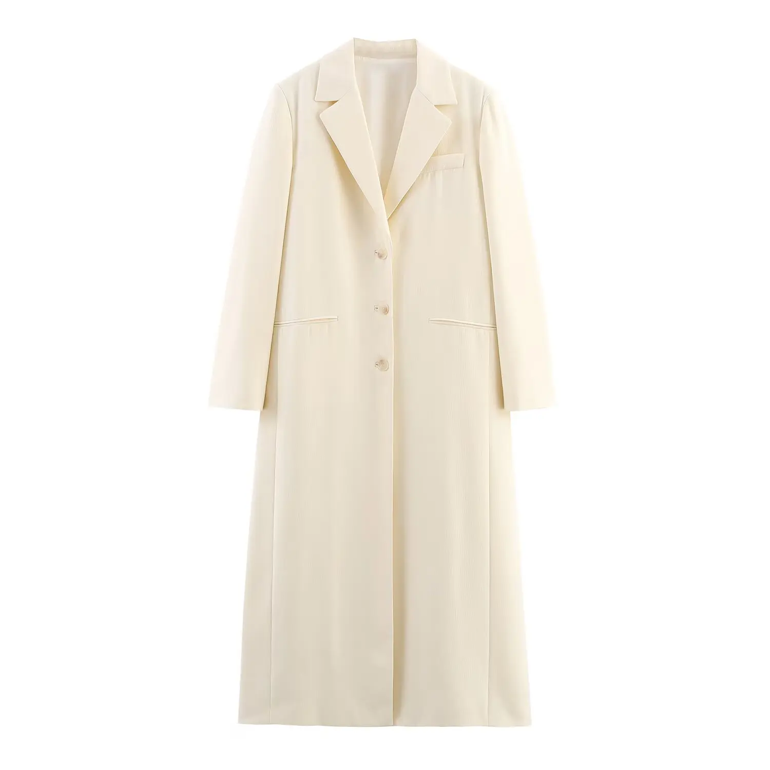 

Women's Long Coat Jackets 2025 Fall New Arrivals Women's Solid Color Fashion Coat Jackets