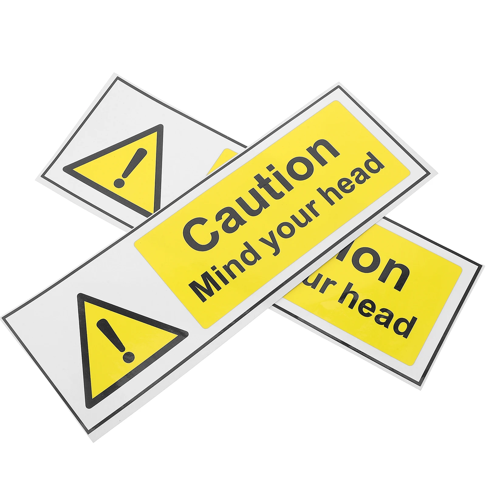 Safety Warning Stickers Security Signs Labels For Factory Machinery Decals Self Adhesive Watch Your Head Basement Stairs