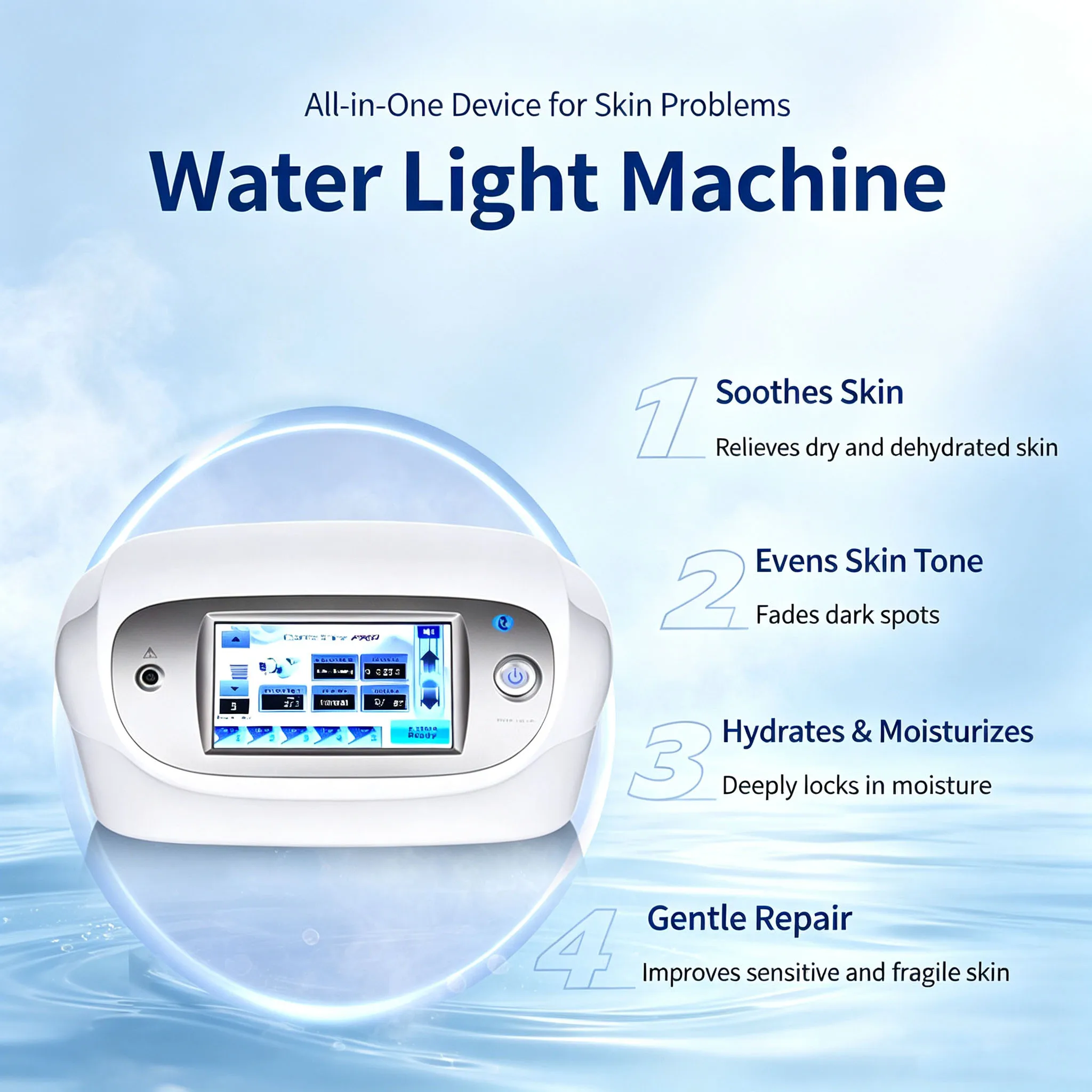 The Third-generation And Fourth Generation Demasa Water Light Machine Is Fully Automatic For Moisturizing And Softening The Skin