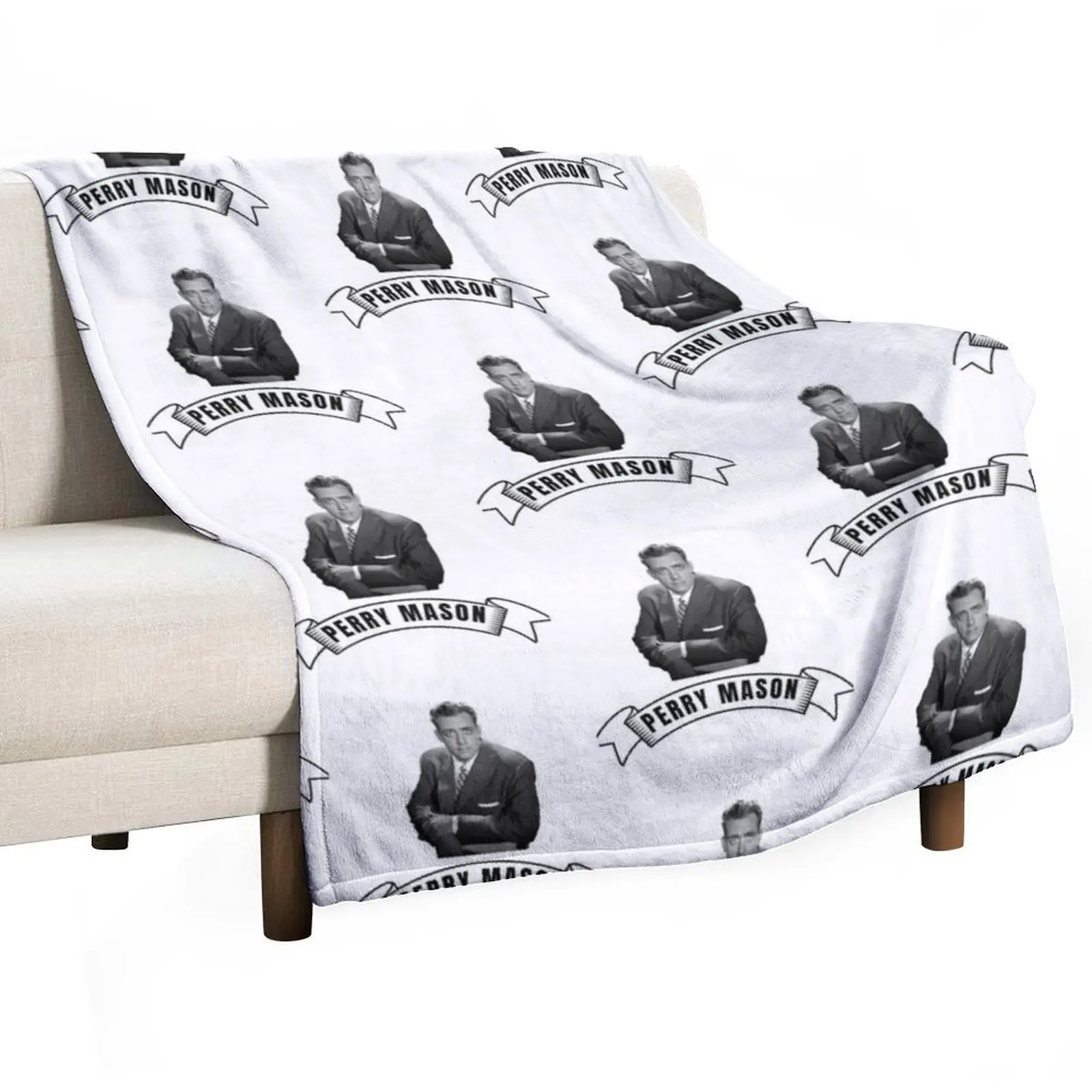 Perry Mason (1) Throw Blanket Shaggy christmas gifts sofa bed Plaid on the sofa Cute blankets and throws Blankets