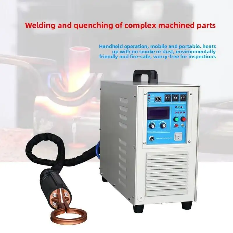 Airconditioning Koperen Pijp Lasmachine 25KW Middelgrote Frequentie Handheld Apparatuur Inductie Verwarming