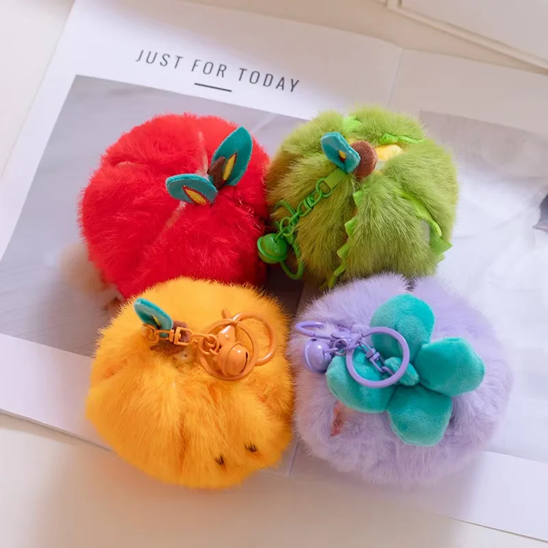 Peelable Orange Plush Toy – Soft Durian Fruit Doll with Removable "Skin," Adorable Fruit Charm for Good Luck and Blessings!