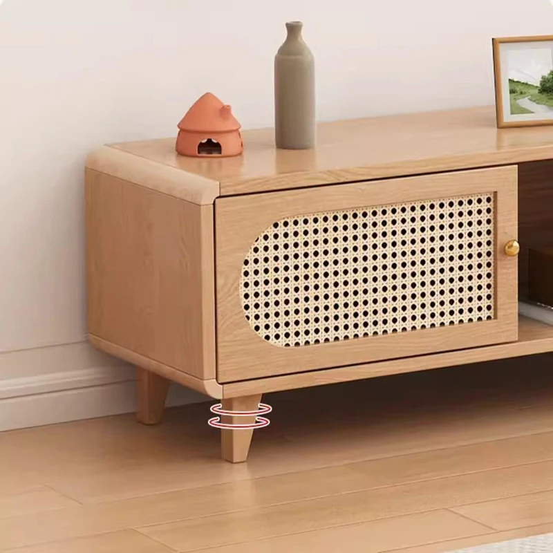 Итальянский деревянный шкаф для телевизора, элегантный текстурированный просторный классический шкаф для телевизора, минималистичная эстетичная мебель Meubles De Maison для дома