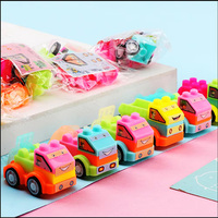 5/10/20/30pcs DIY Puzzle Building Block Cars Toys Construction Vehicle Kids Baby Shower Birthday Party Gifts Party Favors Bag